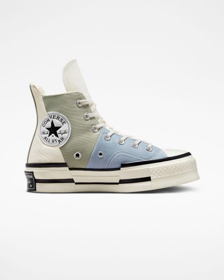 Tenisky Vysoke Converse Chuck 70 Plus Materiál Mashup Panske Olivovo Zelená | SK HG5KA2